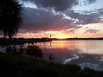 sunset over Sumter Landing