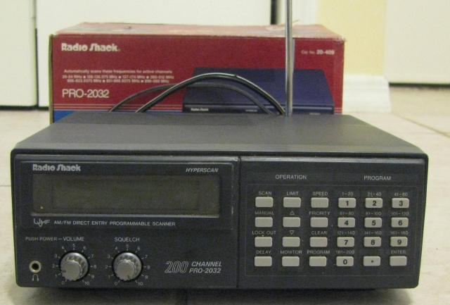 Radioshack Scanner