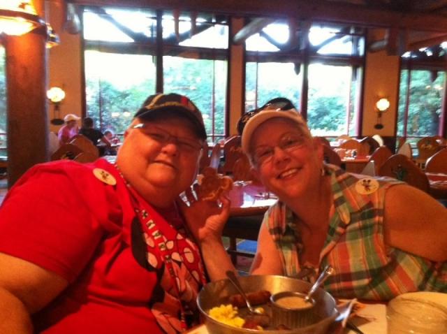 Fun day at Disney eating Mickey Belgium Waffles