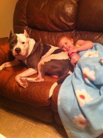 she loves her puppy