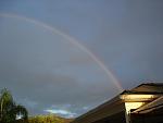 Rainbow above our new villa