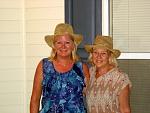Me and Mom in our new hats from the square