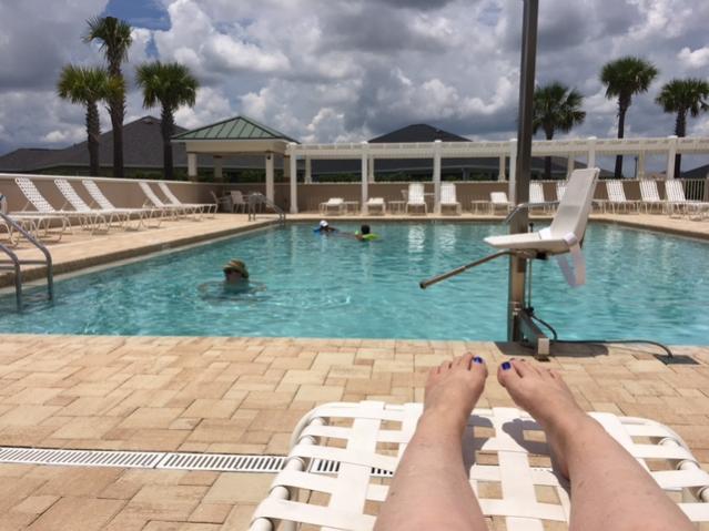 Awe, the pool!