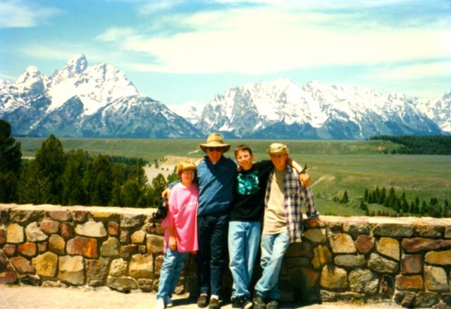 My favorite picture with my children around 25 years ago