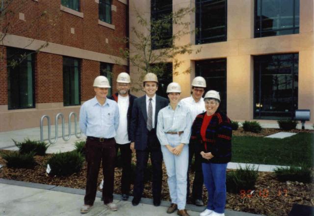 My favorite project team. I’m the man with the suit on.