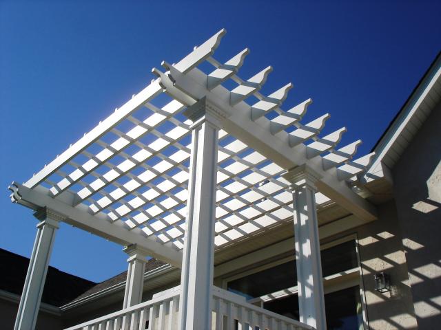 Pergola I designed and built.