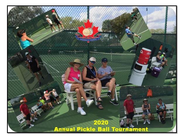 Slide 10 - Annual Pickle Ball Tournament, TV