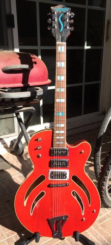 My first attempt modifying a guitar.