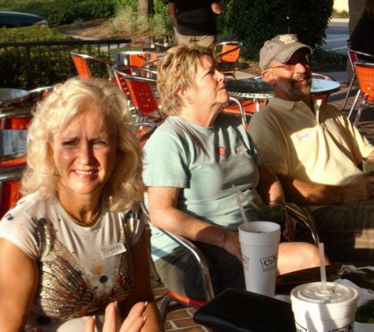 Freeda (our "curfew" lawyer) and Kitty LeCroix with Mr Kitty