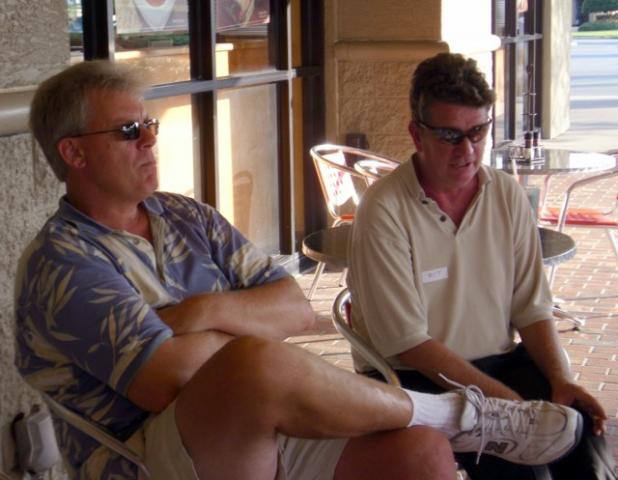 Mr SSchueler and RCT - no doubt discussing golf.