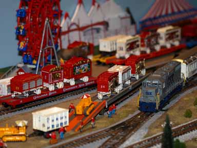 162 Circus comes to town by train