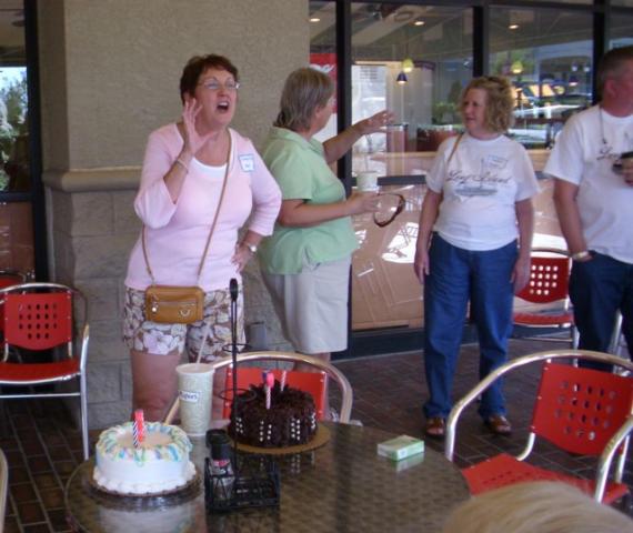 VillageKid calling for cake eaters