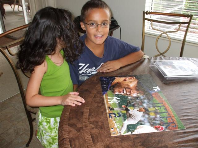 Yankee puzzle got us  through the storm.

Maya & Blaise