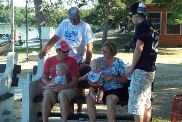 Son Kellen with William, me, Lila with Carson, GS Quentin