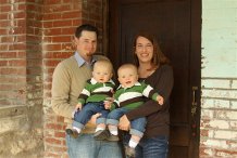Son Kellen, DIL Sarah, Carson and William (9 months)