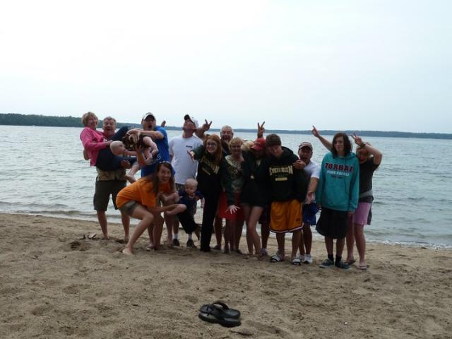 The whole family in Minnesota 2011