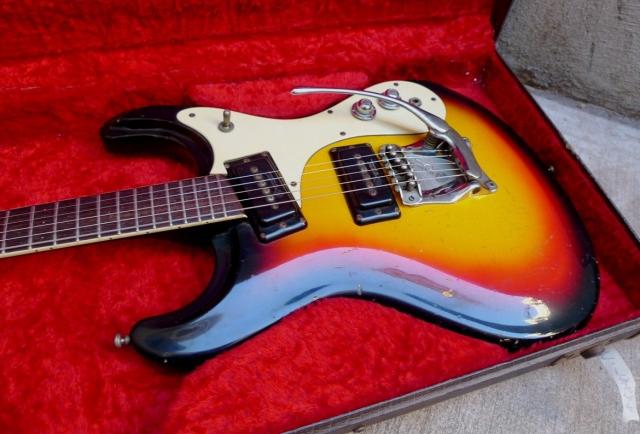 A Mosrite Ventures,...one of the first guitars I owned.
