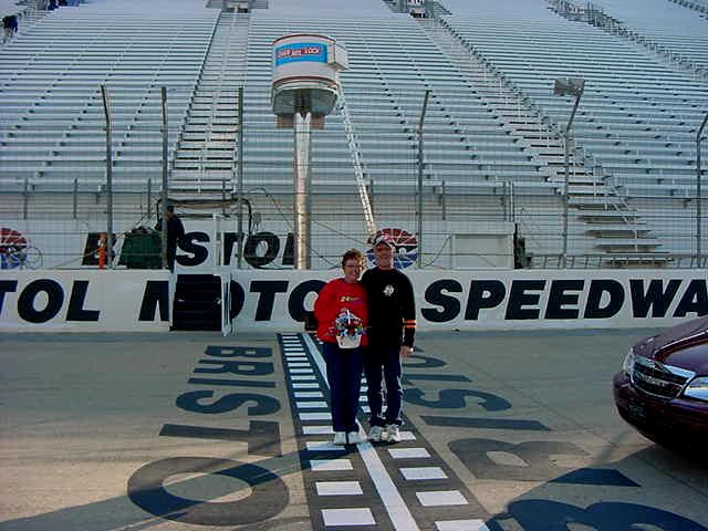 Start/Finish line. Bristol, TN
