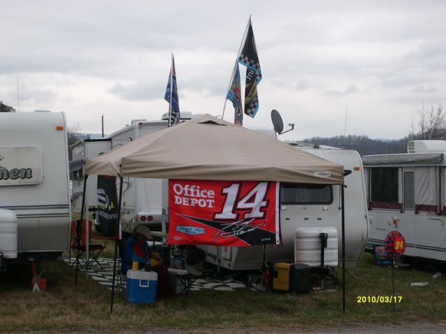 Our camp-site. Bristol 2010