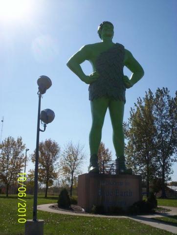 Jolly Green Giant, Blue Earth, MN