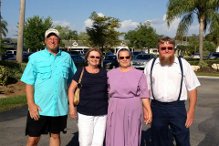 Ed, Lila, Mary and John at Sarasota