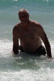 Ed in surf at Siesta Key