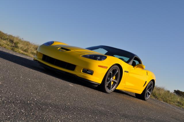 2012 Grand Sport Velocity yellow with cyber gray wheels