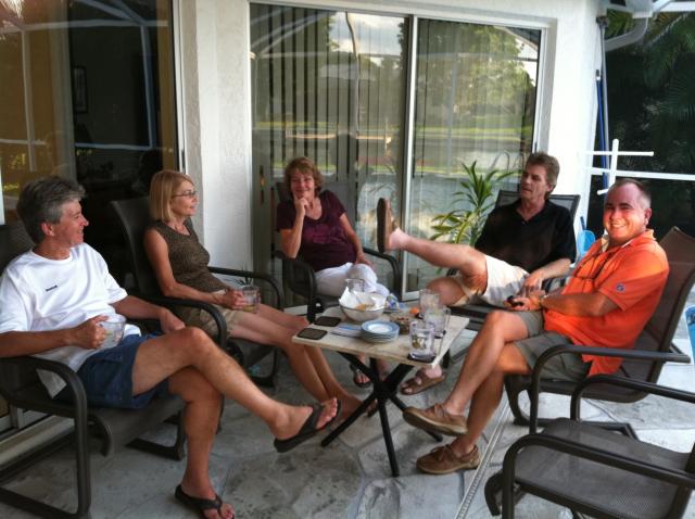Family get together in Cape Coral
