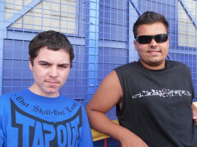 My sons, Maverick & Shane