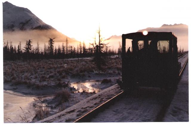 A quiet winter morning at Portage