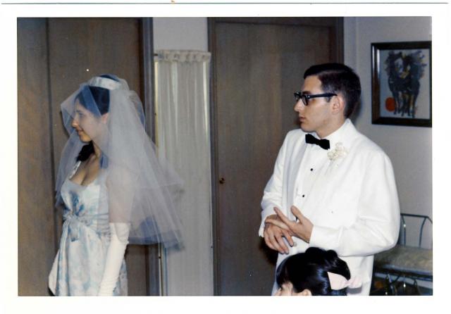 2 Bride and Groom Prepping for the ceremony