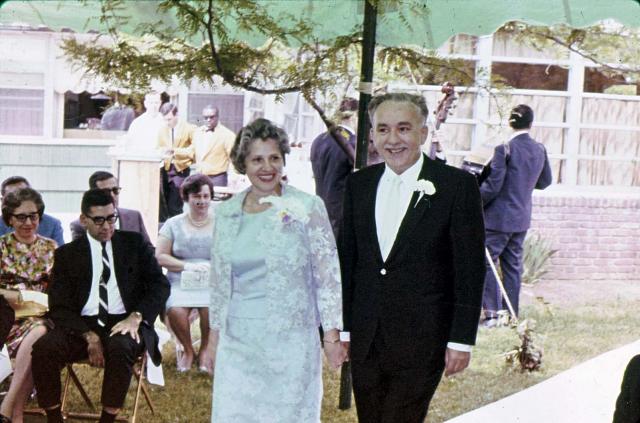 4 Min and Carl walk down the aisle