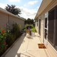 Private side yard
