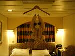 Towel monkey created by stateroom attendent, Ricardo