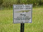 Sign located at Palmer links pond.