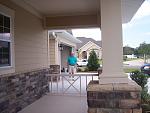 000 3132 New front porch and old Sweetie.