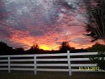 Spectacular sunset, taken at 45 mph with my camera out the window!