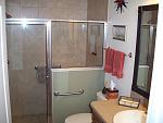 Guest bath with walk in shower.