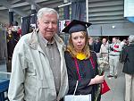Chelsea's Baccalaureate Graduation with Grandpa
