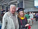 Chelsea Baccalaureate Graduation with Grandpa.