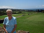 Waiting for Phil at Kapalua Golf Course on Maui. He never showed so I guess Mr. Mickelson had better things to do!