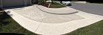 Panaramic view of our driveway at 3493 Rabbit Run Path in the village of Charlotte