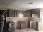 Custom Stained Kitchen