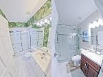 Shower before/after (Interior Design done in house)